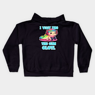 I visit the gym olotl Kids Hoodie